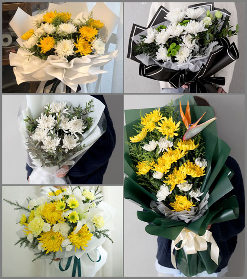 湖北恩施州来凤县翔凤镇桂花树村白事花束代送